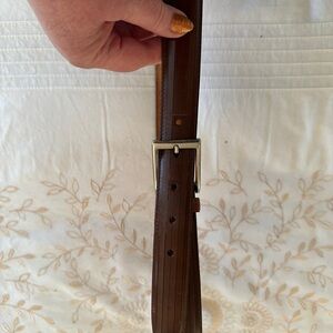 Jos. A. Bank Brown Leather Dress Belt